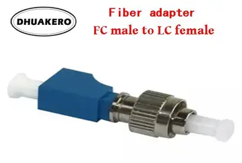 бесплатная доставка AB37B FC от мужчины к женщине LC 20шт Волоконно-оптический соединитель SM mode фланцевый соединительный адаптер