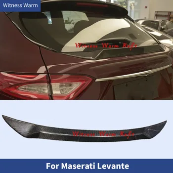 Для Maserati Levante Карбоновое Волокно/FRP Задний Выступ Багажника Средний Спойлер Окно Крыло автомобильный обвес 2016 - 2019