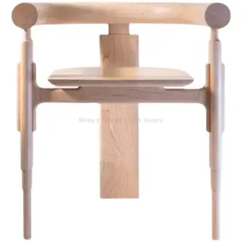 Изготовленный на заказ Новый китайский Современный Простой Ясень С подлокотником, обеденный стул, Дизайнерская модель, Гостиничный Домашний стул для переговоров, изготовленный на заказ