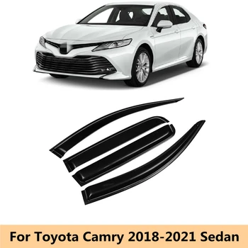 Для Toyota Camry 2018 2019 2020 2021 2022 Седан Боковое стекло автомобиля козырек Дефлектор лобового стекла для защиты от дождя Погодные щитки