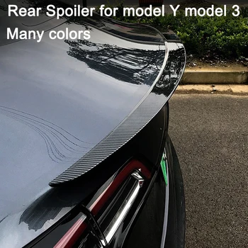 Задний Спойлер Диффузор Заднего Крыла Спойлеры Багажника Автомобиля Для Tesla Model 3 Model Y 2017-2021 Задняя Губа Спортивный Стиль Стайлинга Автомобилей Decorat
