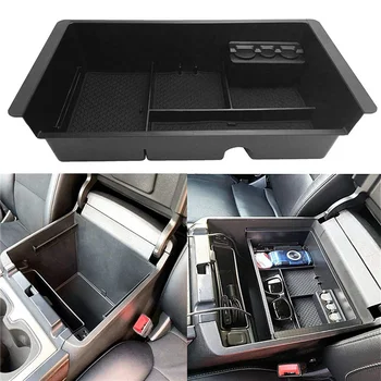 Ящик для хранения автомобильного подлокотника для GMC Sierra Chevrolet Silverado 2019-2020, Лоток для центральной консоли