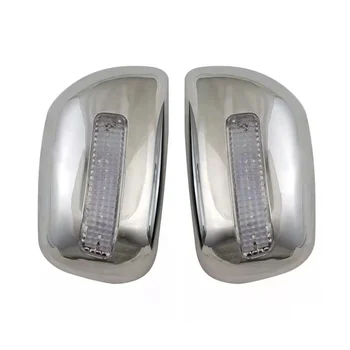 Автомобильное хромированное серебряное боковое стекло заднего вида, Отделка крышки зеркала заднего вида, корпус для 2001-2007