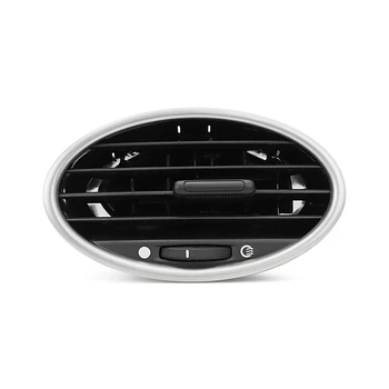 Насадка для выпуска воздуха из приборной панели автомобиля Ford Focus MK2 2005-2013, Декоративные колпачки для выхода кондиционера, Серебро