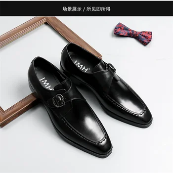 Новые кожаные туфли для мужчин, Goodyear коричневого цвета ручной работы, кожа для молодых мужчин, мужская обувь для, мужская обувь для бизнеса