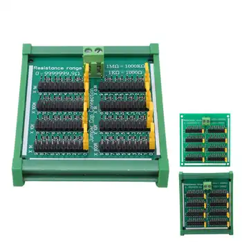 Плата резисторов от 0 до 9999999,9 Ом Программируемая плата SMD-резисторов на печатной плате с клеммами 220 В