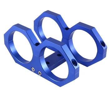 Синий 55-70 мм алюминиевый кронштейн для крепления двойного топливного насоса для топливного насоса 044