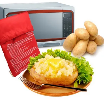 Удобство многократного использования, пакет для приготовления картофеля в микроволновой печи, пакет для жарки при высокой температуре, пакет для запекания в духовке, Плотная сумка для хранения продуктов, Кухонные принадлежности
