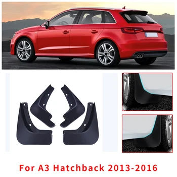 Автомобильные Брызговики Для Хэтчбека Audi A3 2013-2014 2015 2016 Передние Задние Брызговики Над Крылом Комплект Аксессуаров Для Стайлинга Автомобилей