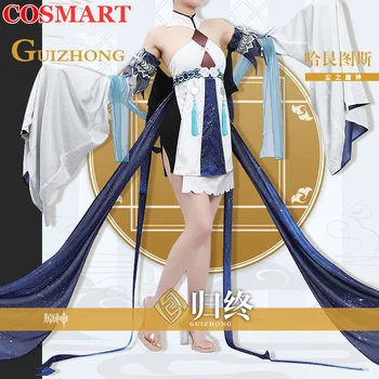 COSMART [По индивидуальному заказу] Игра Genshin Impact Guizhong Платье-кимоно Униформа Праздничный наряд Косплей Костюм Женский На Хэллоуин S-3XL 2023 N