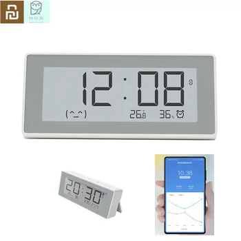 YOUPIN MiaoMiaoCe Термометр Датчик температуры и влажности Smart E-Link INK ЖК-Экран BT4.0 Цифровые часы Влагомер В наличии