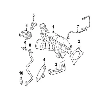 Клапан отключения турбонаддува DV рециркуляции 06H145710D для Audi A3 A4 A5 TT VW Passat Jetta Beetle Golf Tiguan