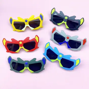 Модные детские солнцезащитные очки, мультяшные деформируемые солнцезащитные очки для мальчиков и девочек индивидуальной формы, солнцезащитный козырек от ультрафиолета
