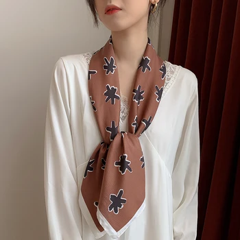 весной и летом новый женский шарф, высококачественная шаль, шелковый модный шарф, платок, пляжный солнцезащитный крем, шарф Baotou 90X90