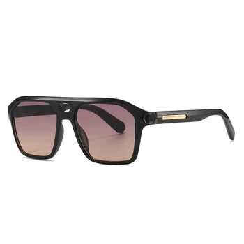 Роскошные Квадратные Солнцезащитные очки Женские Для мужчин 2023 года, Новый Трендовый бренд, дизайнерские Солнцезащитные очки в большой оправе, Модные Винтажные панк-оттенки UV400