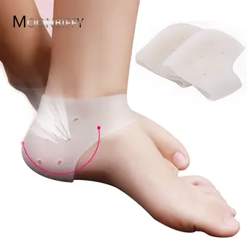 1 Пара носков для защиты пяток от шелушения, Силиконовый Моющийся Увлажняющий гель, Мягкий, предотвращающий сухость кожи, коврик для ухода за кожей ног