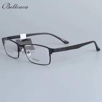 Оправа для очков Bellcaca Мужские очки Компьютерная Оптическая Оправа для очков с диоптриями по рецепту для мужчин Очки с прозрачными линзами BC774