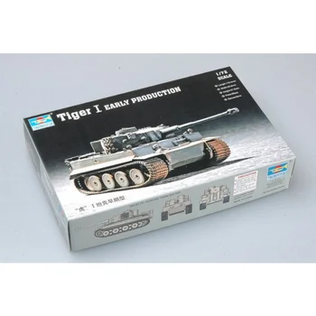 Наборы для сборки ранних серийных моделей Trumpeter 07242 1/72 German Tiger I