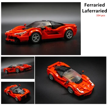 Строительные блоки MOC 93967 Высокотехнологичная Модель Суперкара Ferraried Laferraried DIY Детские Развивающие Игрушки для Малыша в Подарок на День Рождения
