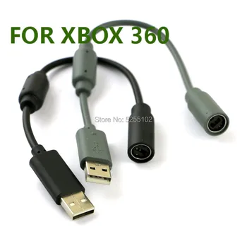 2шт USB кабель Джойстик Прочный Стабильный конвертер Адаптер игрового контроллера Проводные Аксессуары Простое использование для Xbox 360