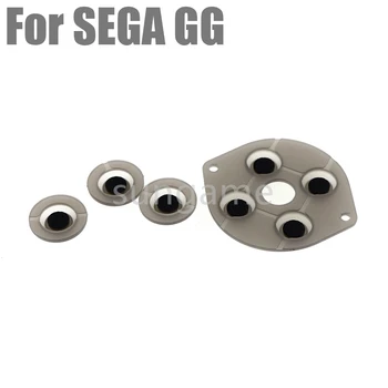 1 комплект Для SEGA Game Gear GG Силиконовые Токопроводящие Резиновые Накладки Для Кнопок Контроллера