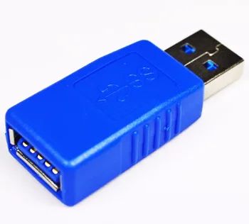 300 шт./лот USB 3.0 A Мужской к USB 3.0 Женский Адаптер Удлинительный кабель Разъем для передачи данных USB3.0 Адаптер Оптом