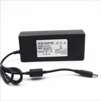 1 шт. Зарядное устройство DC30V 5A, регулируемый источник питания постоянного тока, аудиопереключатель, адаптация штепсельной вилки EU/US/UK