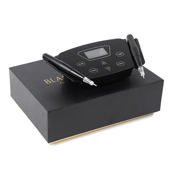 электрическая черная машина для перманентного макияжа plearl kit LCD screen SMP MTS tattoo machine с панелями 2шт