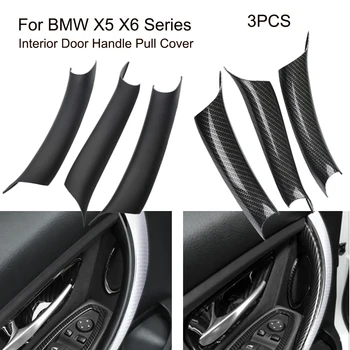 Крышка Внутренней Дверной Ручки BMW X5 X6 Серии F15 F85 2014-2018 F16 F86 2015-2018 ABS Защитная Крышка Внутренней Дверной Ручки
