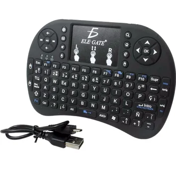 i8 Английская версия на иврите i8 + 2,4 ГГц Беспроводная клавиатура Air Mouse Touchpad Handheld для Android TV BOX Mini PC
