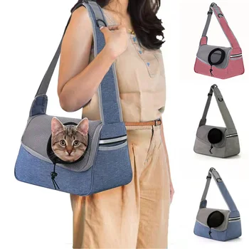 Сумки-переноски для кошек, портативная сумка через плечо, модная сумка-переноска для кошек, товары для перевозки домашних животных, аксессуары для домашних животных