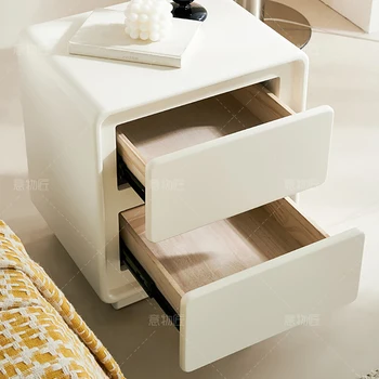 Дешевая прикроватная тумбочка с выдвижными ящиками, белый Маленький Кукольный домик, Милые минималистичные тумбочки, Современная мебель в стиле ретро Szafka Japandi