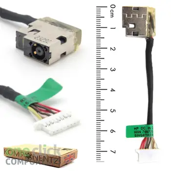Разъем питания постоянного тока с кабелем Для ноутбука HP 14-CE TPN-Q207 14-Ce1009tx с Гибким зарядным кабелем постоянного тока