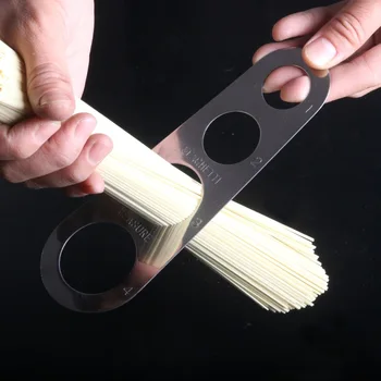 Нержавеющая сталь лапша измерения с четырьмя отверстиями, спагетти инструмент компонента правитель спагетти измерительная линейка кухонных принадлежностей