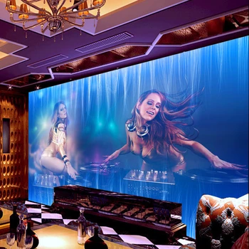beibehang papel de parede KTV room 3D стереоскопические тематические обои Сексуальный ночной клуб бар индивидуальные большие настенные обои фон