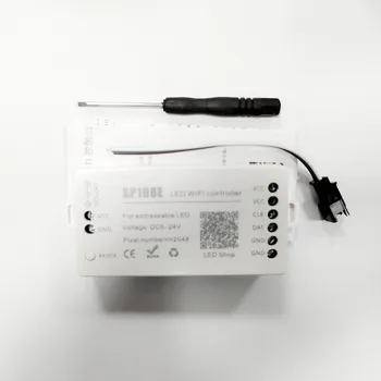 10шт SP108E светодиодный Wifi пиксельный контроллер с помощью приложения для смартфона Для WS2811 WS2812B WS2813 SK9822 APA102 Модуль светодиодной Ленты DC5-24V