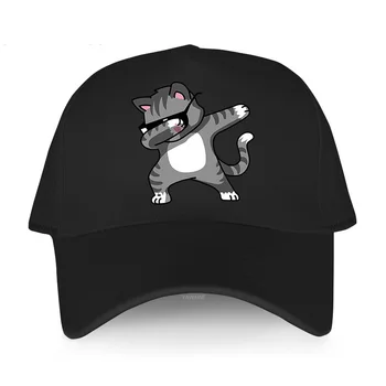 Новоприбывшая шляпа с коротким козырьком мужская роскошная брендовая Летняя кепка s Dabbing cat Унисекс Уличная Бейсболка Спортивная Snapback для бега