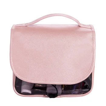 Подвесная дорожная сумка для хранения макияжа, Прозрачная косметичка с крючком, сумка для хранения туалетных принадлежностей, идеальный подарок