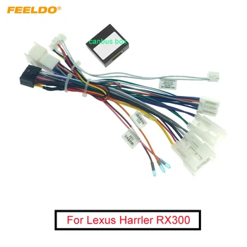 FEELDO Car Audio 16pin Адаптер Жгута Проводов С Canbus Для Lexus RX 300/Harrier (98-03) Установка Стереосистемы Android
