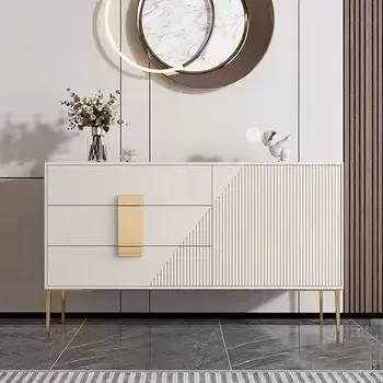 Легкий роскошный буфет, современный простой шкаф для украшения прихожей, шкафчик для хранения в гостиной, настенный шкаф